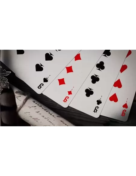 Deal with the Devil Scarlet Red UV – Cărți de joc premium | Emagie.ro