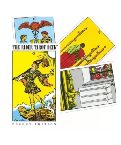 Rider-Waite Tarot Deck - Pocket Edition – Set tarot compact | Emagie.ro 2