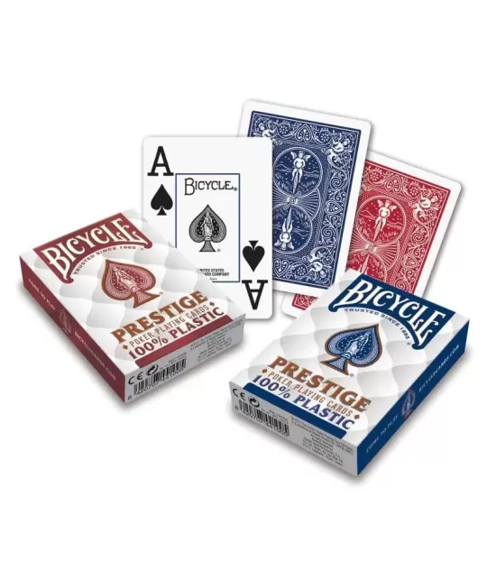 Set poker, Bicycle Prestige – Cărți de joc premium | Emagie.ro