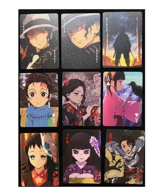 Demon Slayer V1 – Cărți de joc premium | Emagie.ro