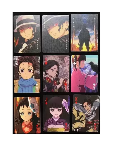 Demon Slayer V1 – Cărți de joc premium | Emagie.ro