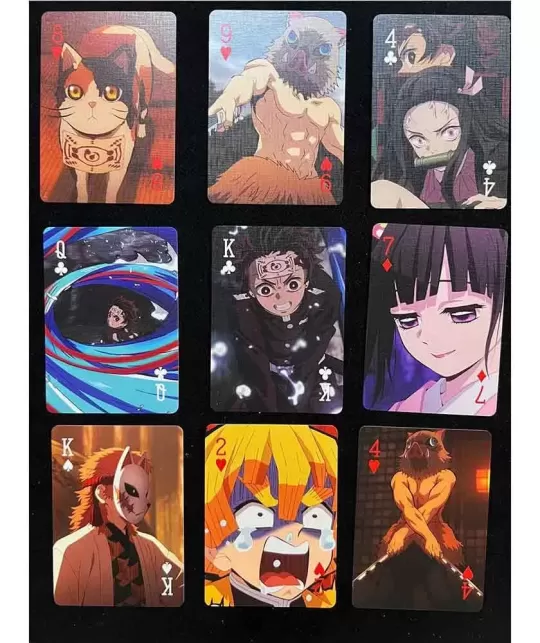 Demon Slayer V1 – Cărți de joc premium | Emagie.ro