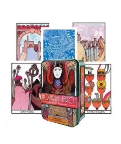Aquarian Tarot In A Tin – Set tarot iconic | Emagie.ro