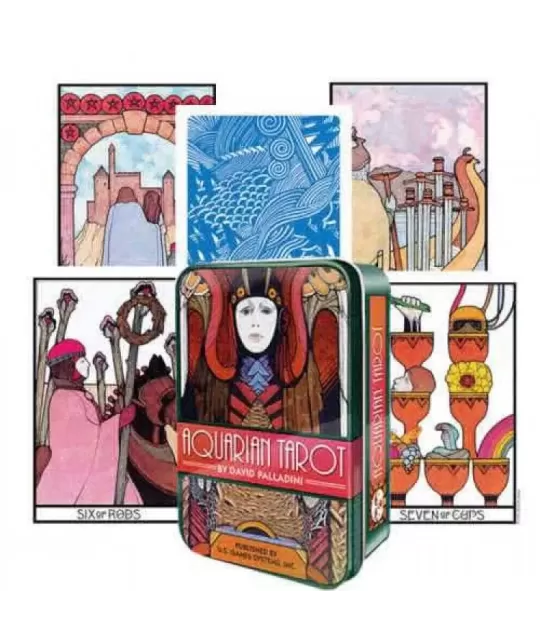 Aquarian Tarot In A Tin – Iconic Tarot Set | Emagie.ro