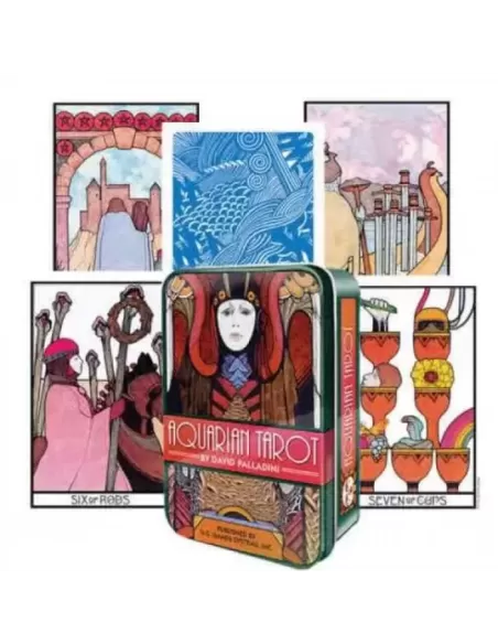 Aquarian Tarot In A Tin – Iconic Tarot Set | Emagie.ro