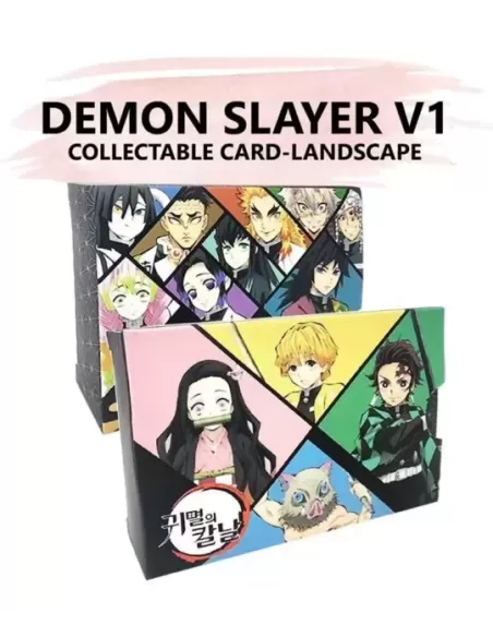 Demon Slayer V1 Landscape – Cărți de joc premium | Emagie.ro