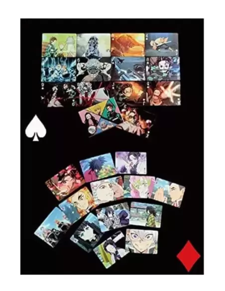 Demon Slayer V1 Landscape – Cărți de joc premium | Emagie.ro