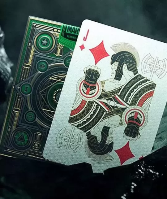 Avengers Green – Premium Playing Cards | Emagie.ro