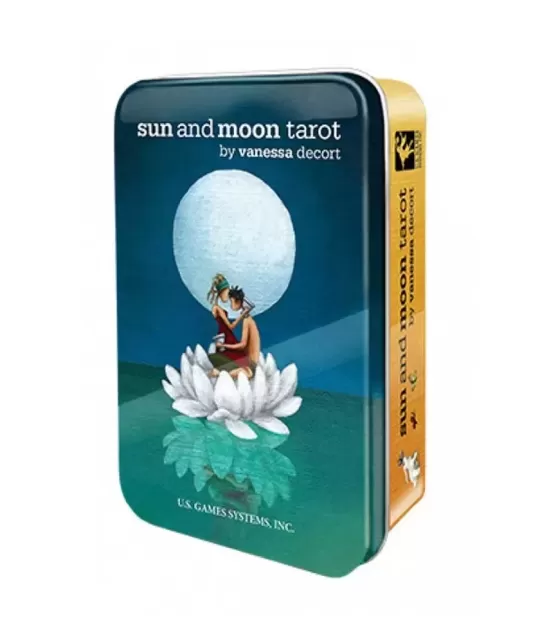 Sun And Moon Tarot In A Tin – Set tarot introspectiv | Emagie.ro