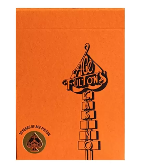 Ace Fultons Sunset Orange – Premium Playing Cards | Emagie.ro