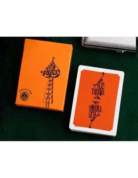 Ace Fultons Sunset Orange – Premium Playing Cards | Emagie.ro