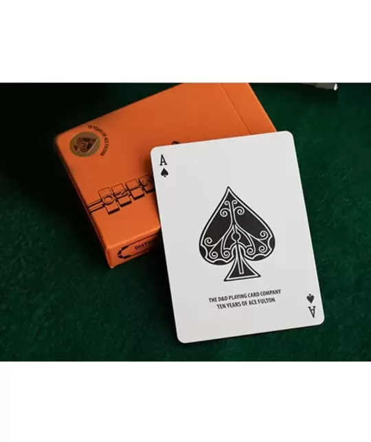 Ace Fultons Sunset Orange – Premium Playing Cards | Emagie.ro
