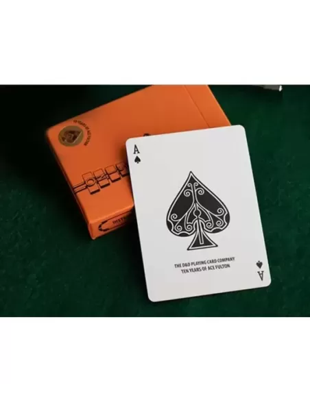 Ace Fultons Sunset Orange – Premium Playing Cards | Emagie.ro