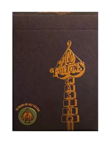 Ace Fultons Tobacco Brown – Cărți de joc premium | Emagie.ro
