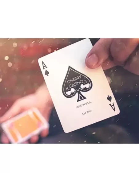 Cherry Casino Summerlin Sunset Orange – Cărți de joc premium | Emagie.ro