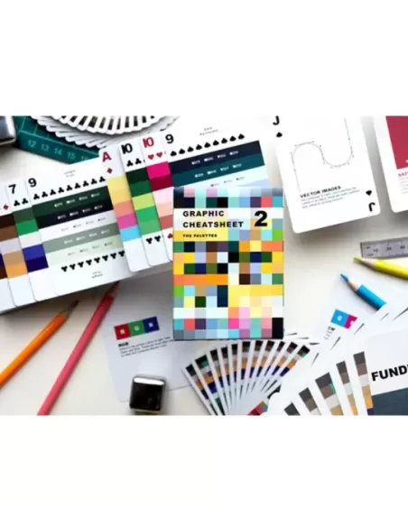 Graphic Design CheatSheet V2 – Premium Playing Cards | Emagie.ro