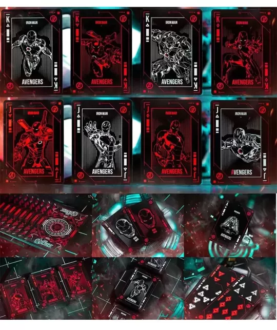 Iron Man V4 – Cărți de joc premium | Emagie.ro