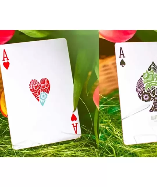 Butterfly Seasons Marked Spring – Cărți de joc premium | Emagie.ro