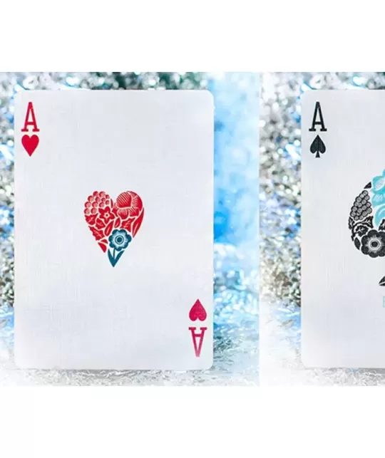 Butterfly Seasons Marked Winter – Cărți de joc premium | Emagie.ro