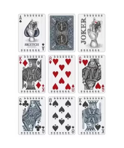 Bicycle Sketch – Cărți de joc premium | Emagie.ro