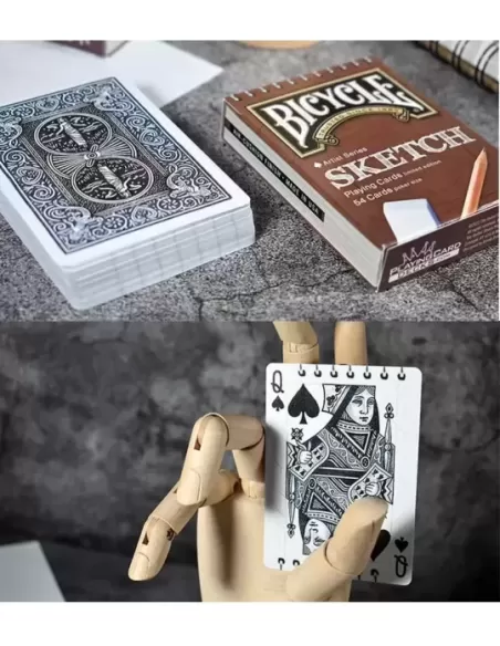 Bicycle Sketch – Premium Playing Cards | Emagie.ro