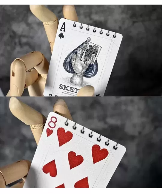 Bicycle Sketch – Premium Playing Cards | Emagie.ro