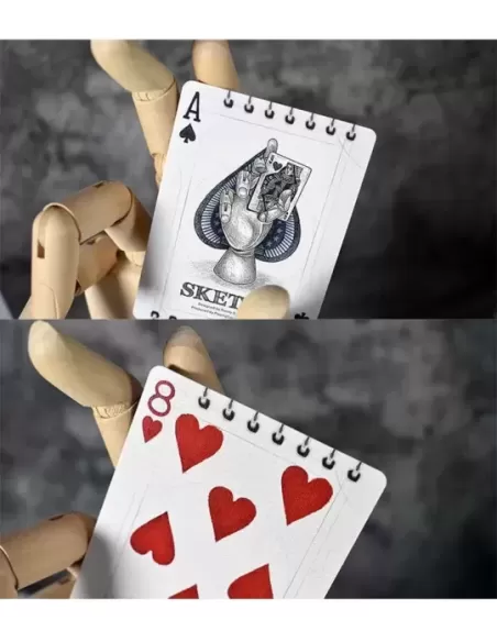 Bicycle Sketch – Premium Playing Cards | Emagie.ro