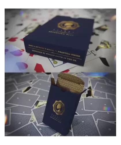 DMC ELITES V4 Sovereign Blue Marcate – Cărți de joc premium | Emagie.ro 2