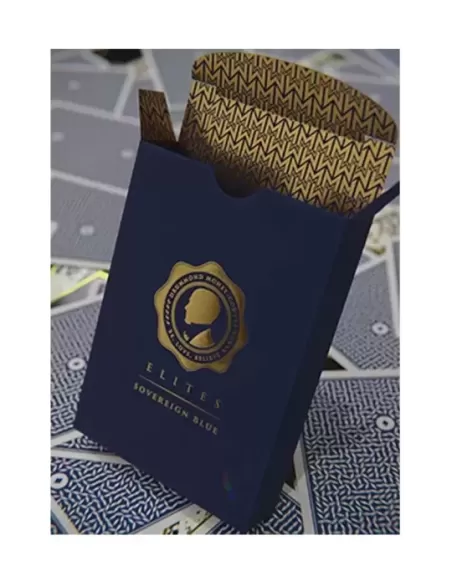 DMC ELITES V4 Sovereign Blue Marcate – Cărți de joc premium | Emagie.ro