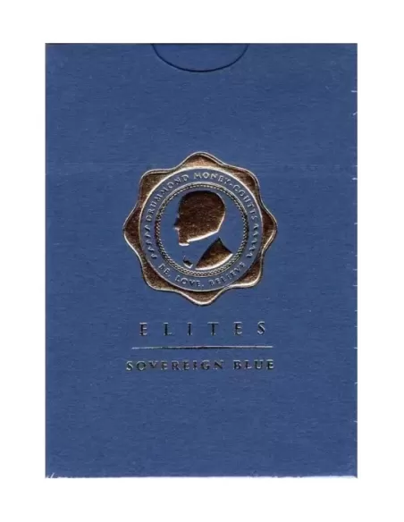 DMC ELITES V4 Sovereign Blue Marcate – Cărți de joc premium | Emagie.ro