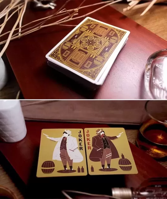 Rattler Gorge Desert Dust Gilded – Cărți de joc premium | Emagie.ro