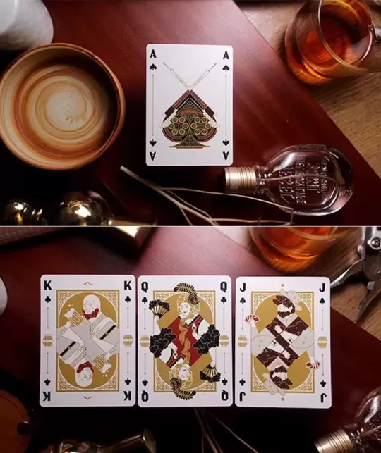 Rattler Gorge Desert Dust Gilded – Cărți de joc premium | Emagie.ro