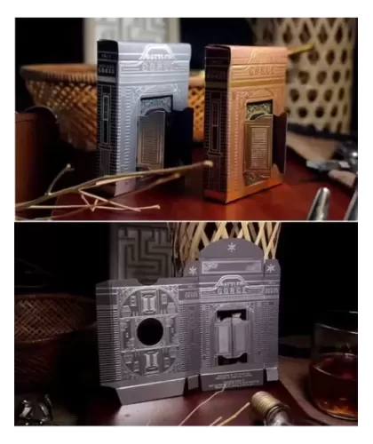 Rattler Gorge Noir Gilded – Cărți de joc premium | Emagie.ro