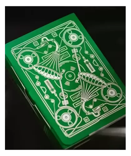 Soundboards V4 Green Riffle Shuffe – Cărți de joc premium | Emagie.ro 2