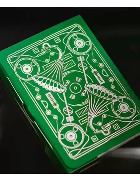 Soundboards V4 Green Riffle Shuffe – Cărți de joc premium | Emagie.ro