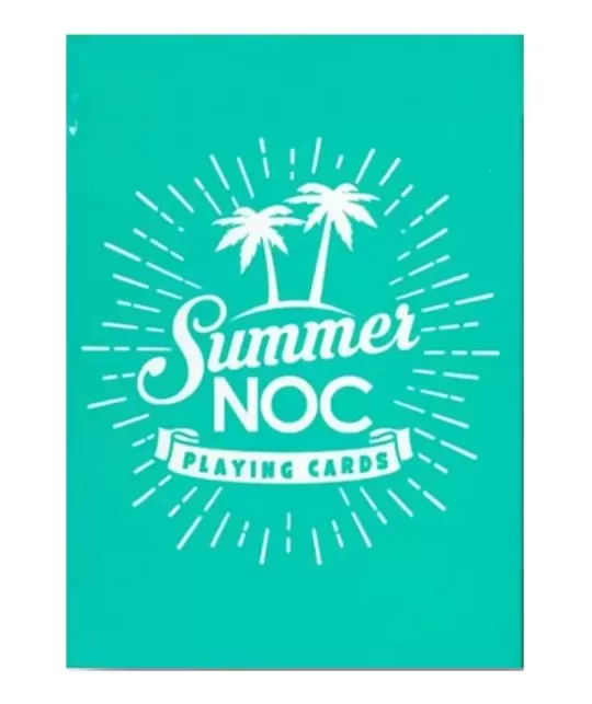 Summer NOC Pro Sunrise Teal – Cărți de joc premium | Emagie.ro