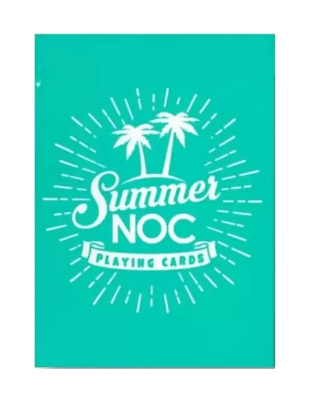 Summer NOC Pro Sunrise Teal – Cărți de joc premium | Emagie.ro