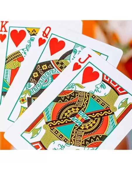 Summer NOC Pro Sunrise Teal – Cărți de joc premium | Emagie.ro