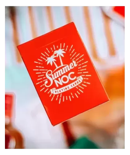 Summer NOC Pro Sunset Orange – Cărți de joc premium | Emagie.ro