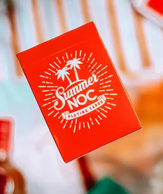 Summer NOC Pro Sunset Orange – Cărți de joc premium | Emagie.ro
