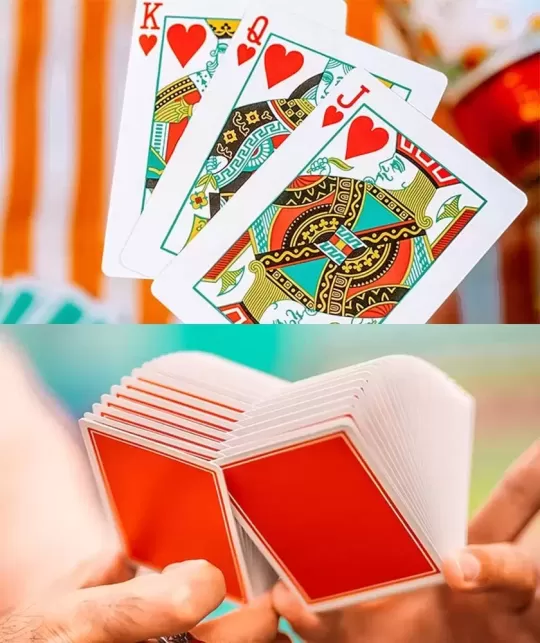 Summer NOC Pro Sunset Orange – Cărți de joc premium | Emagie.ro