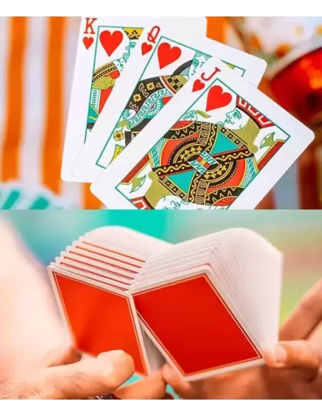 Summer NOC Pro Sunset Orange – Cărți de joc premium | Emagie.ro