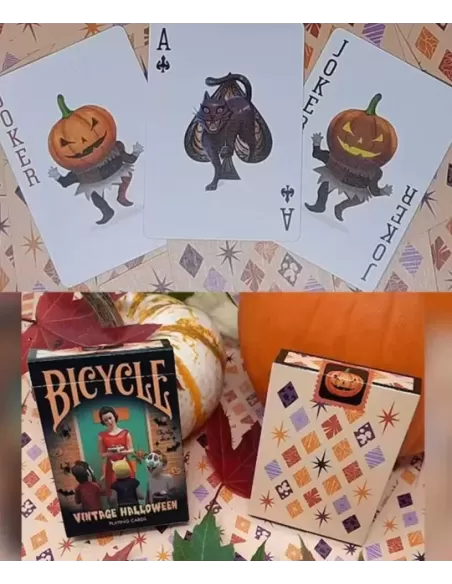 Bicycle Vintage Halloween – Cărți de joc premium | Emagie.ro