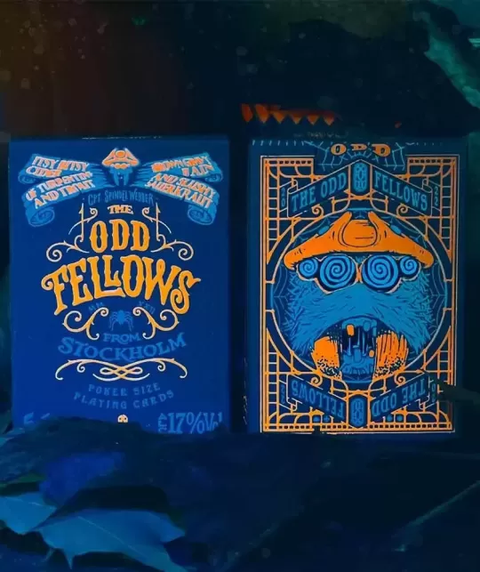 Odd Fellows Cpt Spindel Webber UV – Cărți de joc premium | Emagie.ro