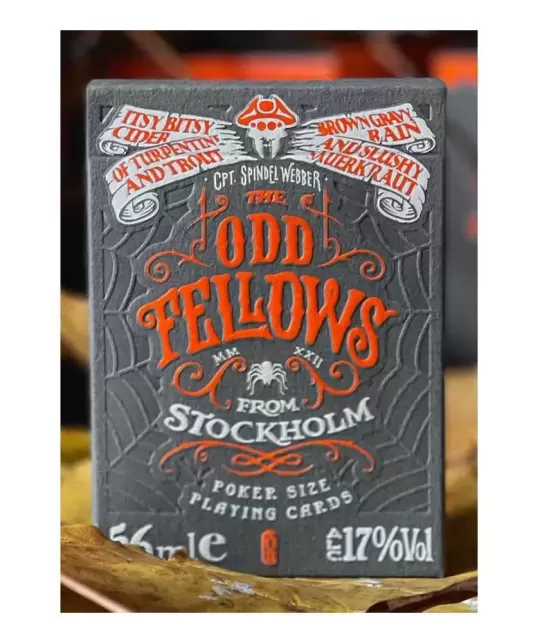 Odd Fellows Cpt Spindel Webber UV – Cărți de joc premium | Emagie.ro