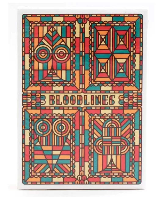 Bloodlines Ruby Red by Riffle Shuffle – Premium Playing Cards | Emagie.ro