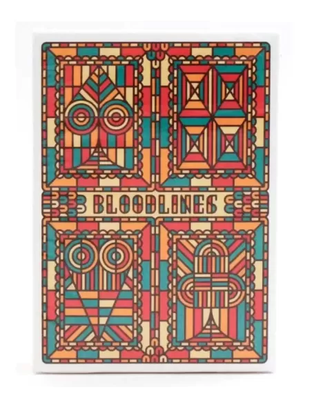 Bloodlines Ruby Red by Riffle Shuffle – Premium Playing Cards | Emagie.ro