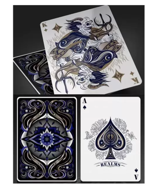 Realms Blue – Cărți de joc premium | Emagie.ro