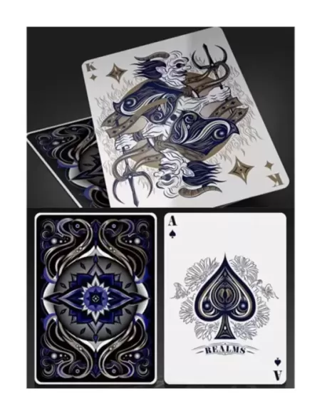 Realms Blue – Cărți de joc premium | Emagie.ro