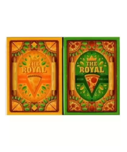The Royal Pizza Palace Set by Riffle Shuffle – Cărți de joc premium | Emagie.ro